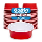 Red Party Cup Bowls - 50 Small Disposable Plastic New. Price: $31.15.