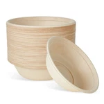 Ecolipak Large Compostable Disposable Paper Bowls, Oz, 32OZ-NATURAL New. Price: $34.65.