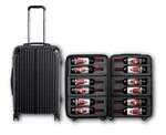 Wine Suitcase Holds 10 Standard 750 Ml Size Open. Price: $149.00.