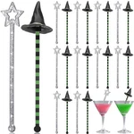 30 Pcs 7.5 Inch Witch Hat Swizzle Sticks Acrylic Cocktail Drink Stirrers New. Price: $39.52.