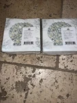 2-PACK Roberts & Reid Decorative Sea Star Shell Beverage Napkins 40 Count Blues New. Price: $10.00.
