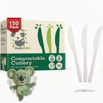 100% Compotable Knives Disposable Compostable Cutlery Set Silverware By Koala... New. Price: $20.71.