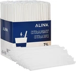 500-PACK Clear Plastic Drinking Straws, Individually Wrapped Disposable New. Price: $26.95.