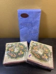 Set Of 3 Pkgs Ambiente Caspari Paper Napkins Lunch Cocktail Flower Party Open. Price: $9.28.