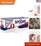 Extra Heavyweight Disposable White Plastic Tea Spoons- Duty Cutle... New. Price: $81.85.
