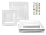 " Occasions 50 Plates Pack (25 Guests)-heavyweight Wedding Party Square Dis... New. Price: $33.36.