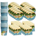 Gone Fishing Birthday Party Supplies Set Plates Napkins Cups Tableware Kit For 1 New. Price: $25.89.