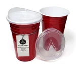 Rolling Sands Reusable Bpa-free 16 Ounce Red Party Cups With Lids 2 Pack, M... New. Price: $23.70.