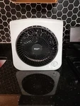 Comfort Zone Fan Home, 180 Degree Adjustable Head, 10 Inches, White New. Price: $35.00.
