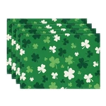 Artoid Mode Green Shamrock St. Patrick's 12" X 18", Rectangular 4 Pcs, New. Price: $17.99.