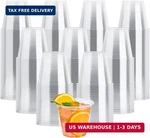 Jolly Chef 9 Oz Clear Plastic Cups, 600 Pack Disposable Tumblers Perf New. Price: $58.72.