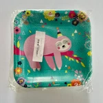 New Floral Sloth Girls Birthday Party Plates Napkins (serves 16). Price: $5.00.