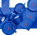 Custom Shoe Paper Party Plates Set, Blue, 60 Count, Basketball Theme, Jumpman New. Price: $28.99.
