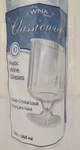 Clear Plastic Wine/dessert Pedestal Glass 5-OZ 10/PACK Disposiable/recycle New. Price: $11.88.