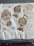 Caspari Paper Napkins "christmas The Air"new /orig Pkg 2- Contempo Vtg. Price: $25.00.
