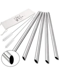 Reusable Smoothie Stainless Steel Straws, 0.5'' Extra Wide Metal New. Price: $13.99.