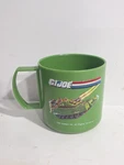 1986 G.i. Joe Drinking Cup Kids Green Used. Price: $15.00.