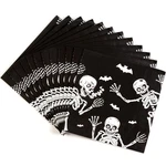 50 Pack 6.5''X6.5'' Skeleton Paper Napkins For Halloween Home Dinner Party New. Price: $12.64.
