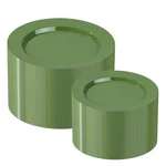 I00000 200 Pcs Green Plastic Plates, Disposable Include 100 Dinner New. Price: $95.91.