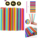 120 Pack Smoothie Straws, 10.3 Inches Disposable, Milkshake Plastic St... New. Price: $17.59.