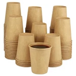 Kuerqi Paper Cups, 100 Pack 8 Kraft Disposable Oz, Brown New. Price: $13.35.