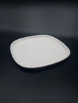 Ozone China White 6.25X6.25" Plate Semi Square Sandwich Bread Side Dessert Used. Price: $9.95.