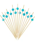100PCS Minisland Sky Blue Pearl Cocktail Picks, 4.7 Inch Long New. Price: $10.00.