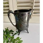 Antique Silver-plated Cream Pitcher Aurora Co. Vintage Tableware Unspecified. Price: $45.00.