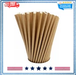 Gdminlo 100 Pack Kraft Paper Straws Biodegradable Co-friendly Drinking Bulk New. Price: $10.19.