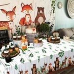 Trewave Woodland Animals Plastic Tablecloth Forest Wild Creatures Baby Shower New. Price: $17.90.
