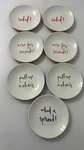 Kate Spade Melamine Tidbit Appetizer Dessert 6 Inch Plates Multicolor 7 New. Price: $24.99.