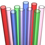 Fiesta First 10 Extra Wide Long Reusable Hard Plastic Drinking Straws + Clean... New. Price: $15.17.
