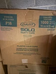 Dart Solo P16 Plastic Cold Cups Oz / 473ML, 1000 Count New. Price: $50.00.