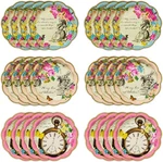 Pack Of 24 Alice In Wonderland Themed Disposable Paper Plates Supplies For ... New. Price: $14.26.
