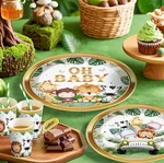 Cocomigo 260PCS Safari Baby Shower Decorations ALL-IN-1 Party Supplies Pack Nwt New. Price: $18.43.