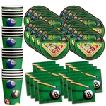 Billiards Party Supplies - Pool Table Plates And Napkins Adult Birthday Sup... New. Price: $26.68.