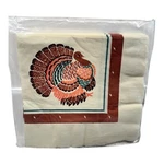 Vtg American Greetings Thanksgiving Dinner Napkins Ct 3-PLY 16"X16" Turkey New. Price: $6.99.