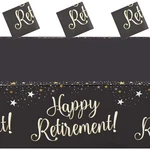 Happy Retirement Party Table Covers (54 Inch (pack Of 3), Black New. Price: $11.92.