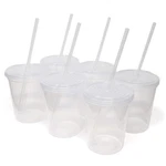 Rolling Sands 16 Oz. Reusable Plastic Stadium Cups With Lids Pack, Made New. Price: $23.95.