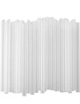 Alink 100 Pcs Clear Plastic Boba Straws, 1/2" Wide X 8 Long Disposable New. Price: $14.99.
