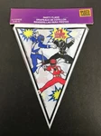 Power Rangers Party Banner Of Flags 1994 12-FOOT Decoration Sealed New. Price: $9.99.