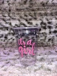 Plastic Party Cups, Gender Reveal Supplies (12 Oz, Pink And Blue, 12-PACK) New. Price: $5.00.