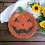 Jack Lantern Pumpkin Halloween Kids Party Paper Plates Spooky Cute 9" 10 Pack New. Price: $12.99.