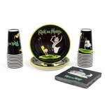 Rick And Morty Portal 60-PIECE Party Tableware Set Cups, Plates, Napkins New. Price: $34.99.