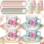 Umigy 36 Sets Mothers Day Party Decorations 9 Oz Floral Paper Teacups New. Price: $34.74.