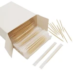 Blue Top Wood Bamboo Individually Cello Wrapped Toothpick 1000 Pcs New. Price: $12.75.