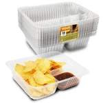 Ahkunmt 50 Pc Nacho Trays Disposable, 12OZ Plastic Containers Clear New. Price: $13.05.