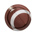Fun Express Football Party Disposable Round Paper Dinner Plates, 9" - 8 Count New. Price: $12.25.