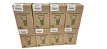 Aardvark 7.75" Green Jumbo Eco-flex Paper Straws, 4,800 Ct, Stripes New. Price: $39.95.