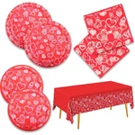 Gatherfun Valentine's Party Supplies Hot Heart Love Disposable Paper Plates N... New. Price: $35.27.